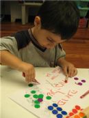Children at Chabad of Thailand create their own Get Well cards for survivors in neighboring hospitals