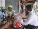 Comparing notes with the ZAKA volunteers on some of the missing