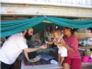 Handing out Aid to Victims